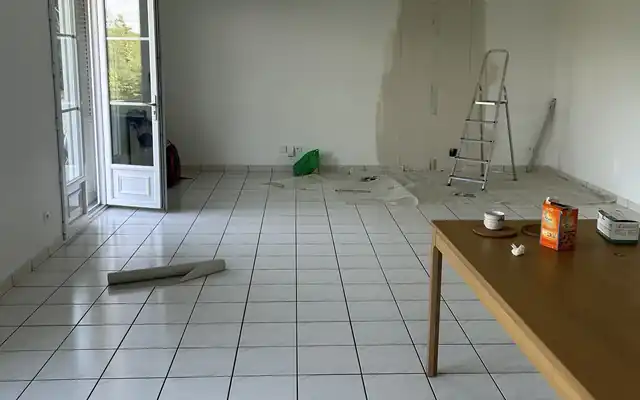 Reprise du mur et des supports, rénovation intérieure d'une maison individuelle en Île-de-France